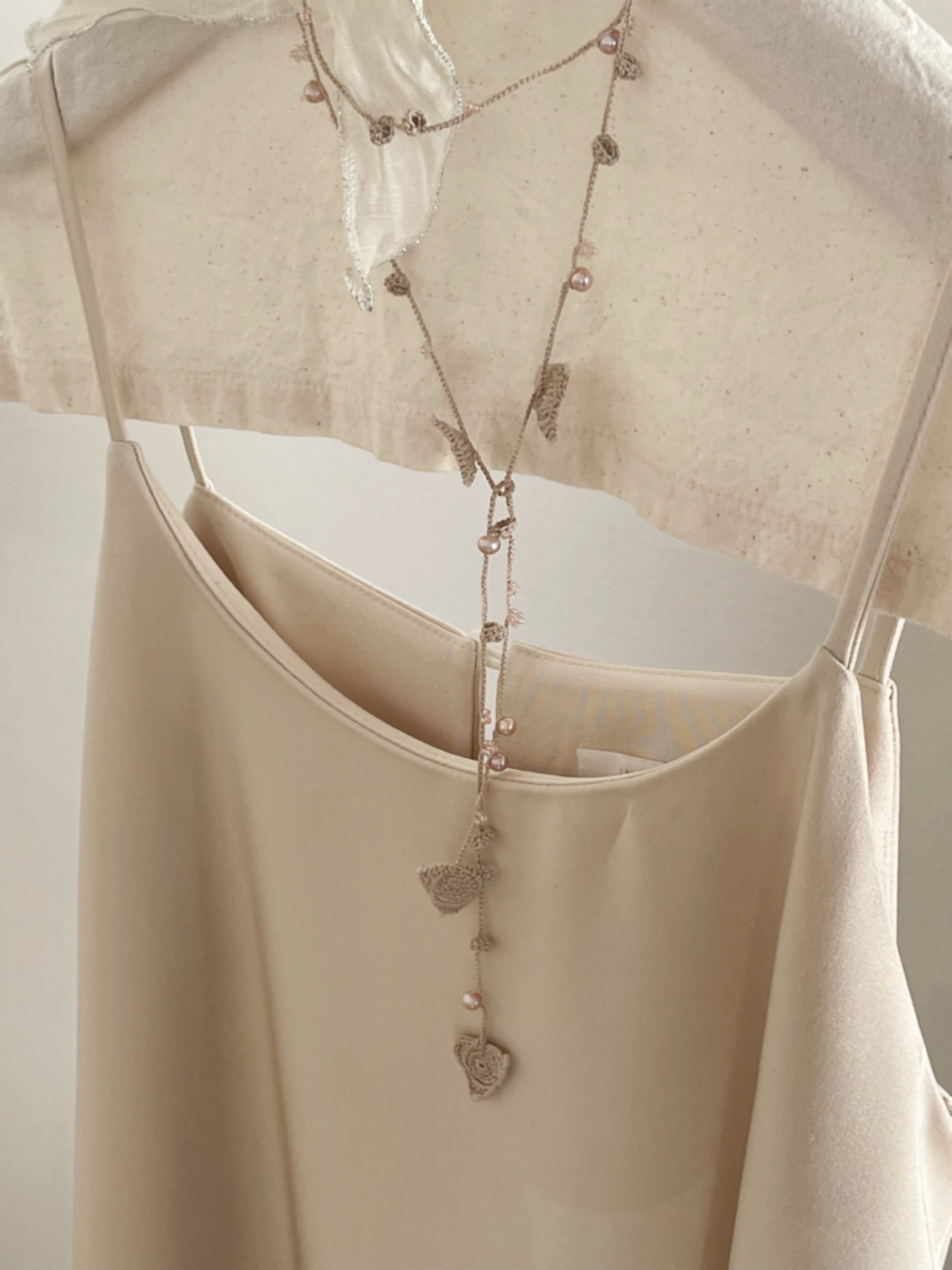 Giselle cotton necklace [2colors]