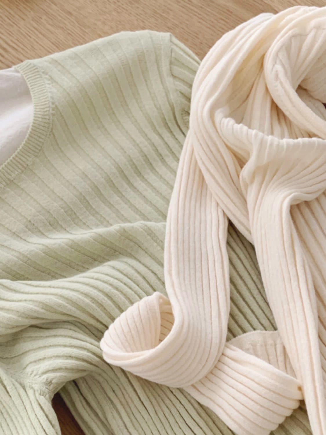Fresh cotton rib knit [2colors]