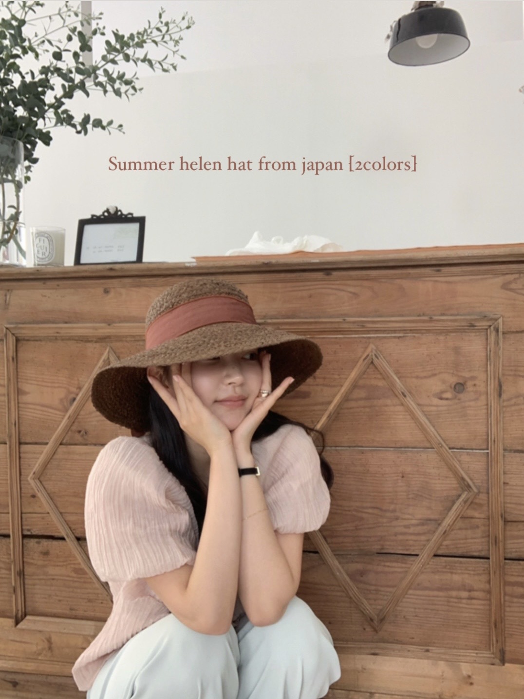 Summer helen hat from japan [2colors]