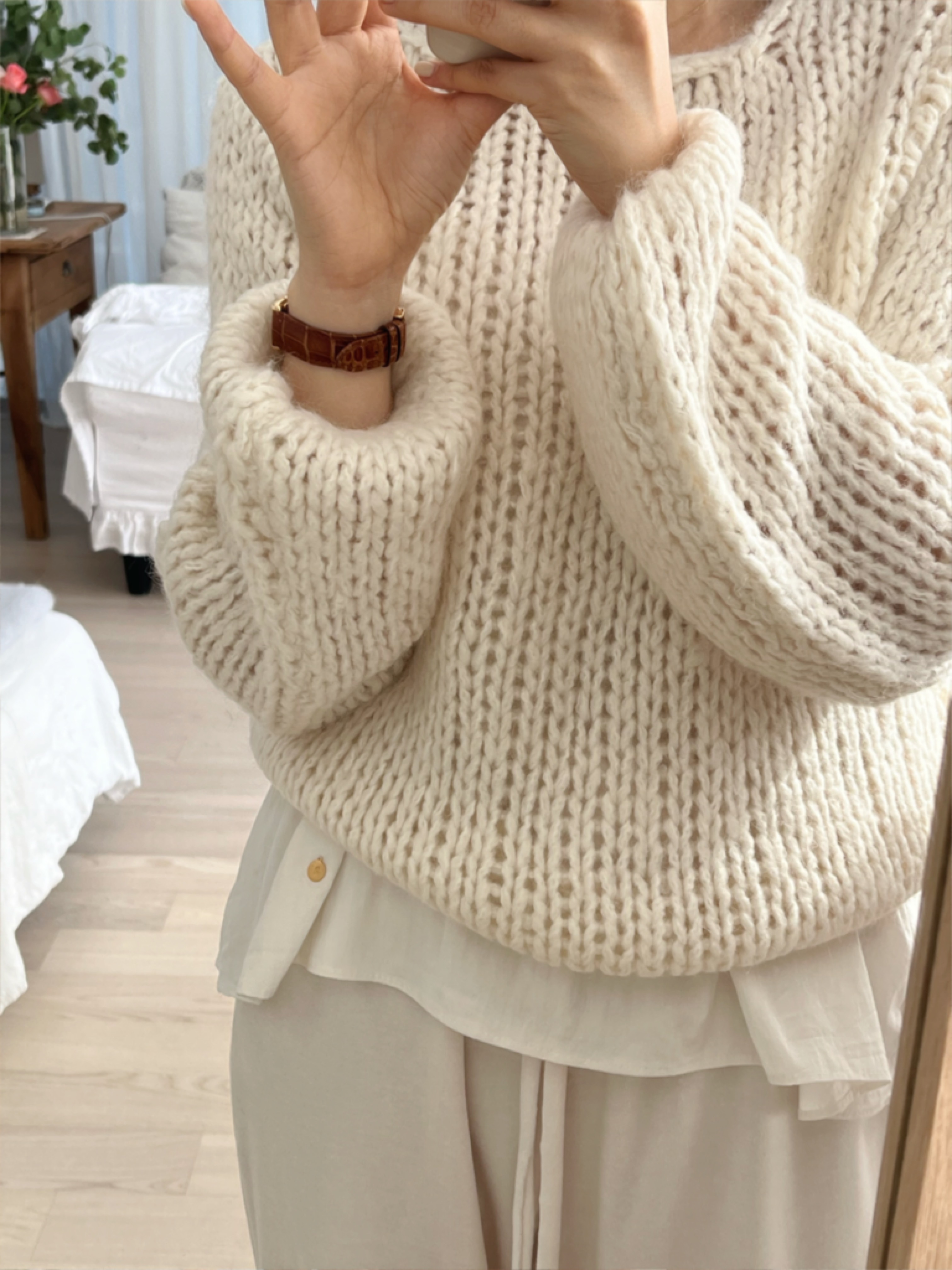 Long bowl knit [3colors]