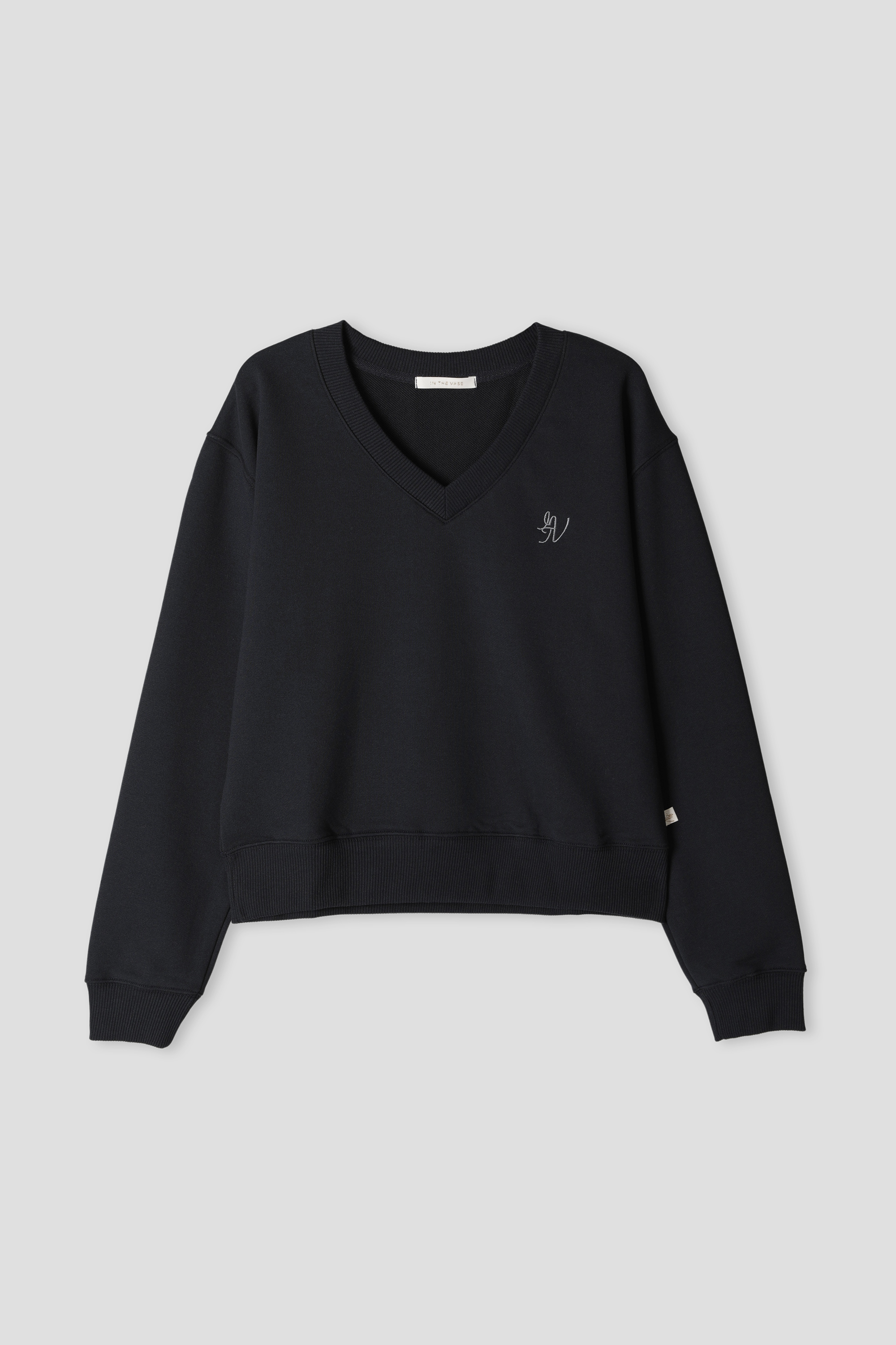 [ITV] Cotton simple sweatshirt [2colors]