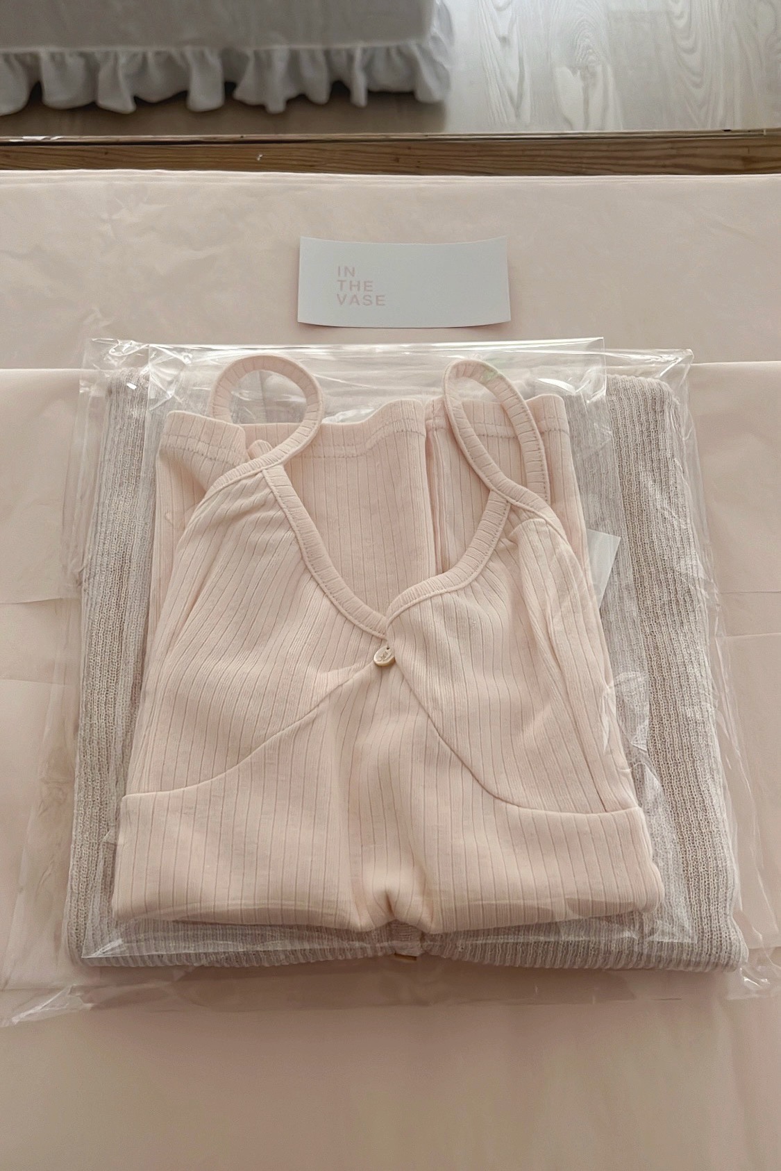 [ITV] Piglet cotton sleeveless [3colors]